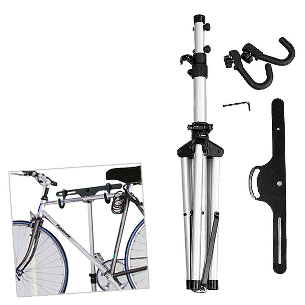 Bike Folding Portable Tripod Stand for Bicycle Storage Repair Maintenance