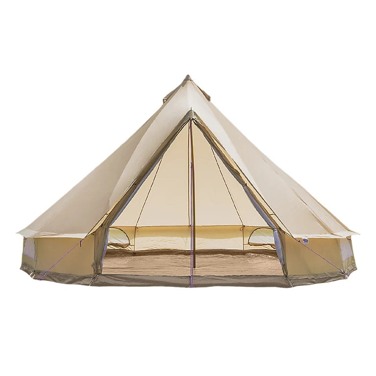 6m Bell Tent With Stove Hole & Flap