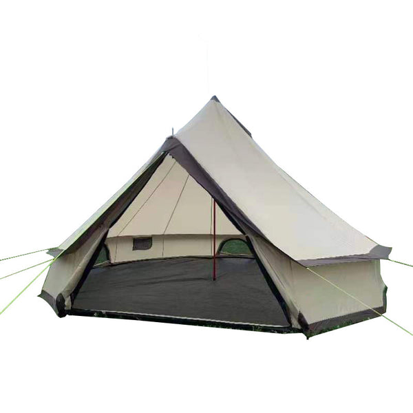 4M Light PU Bell Tent With Stove Hole