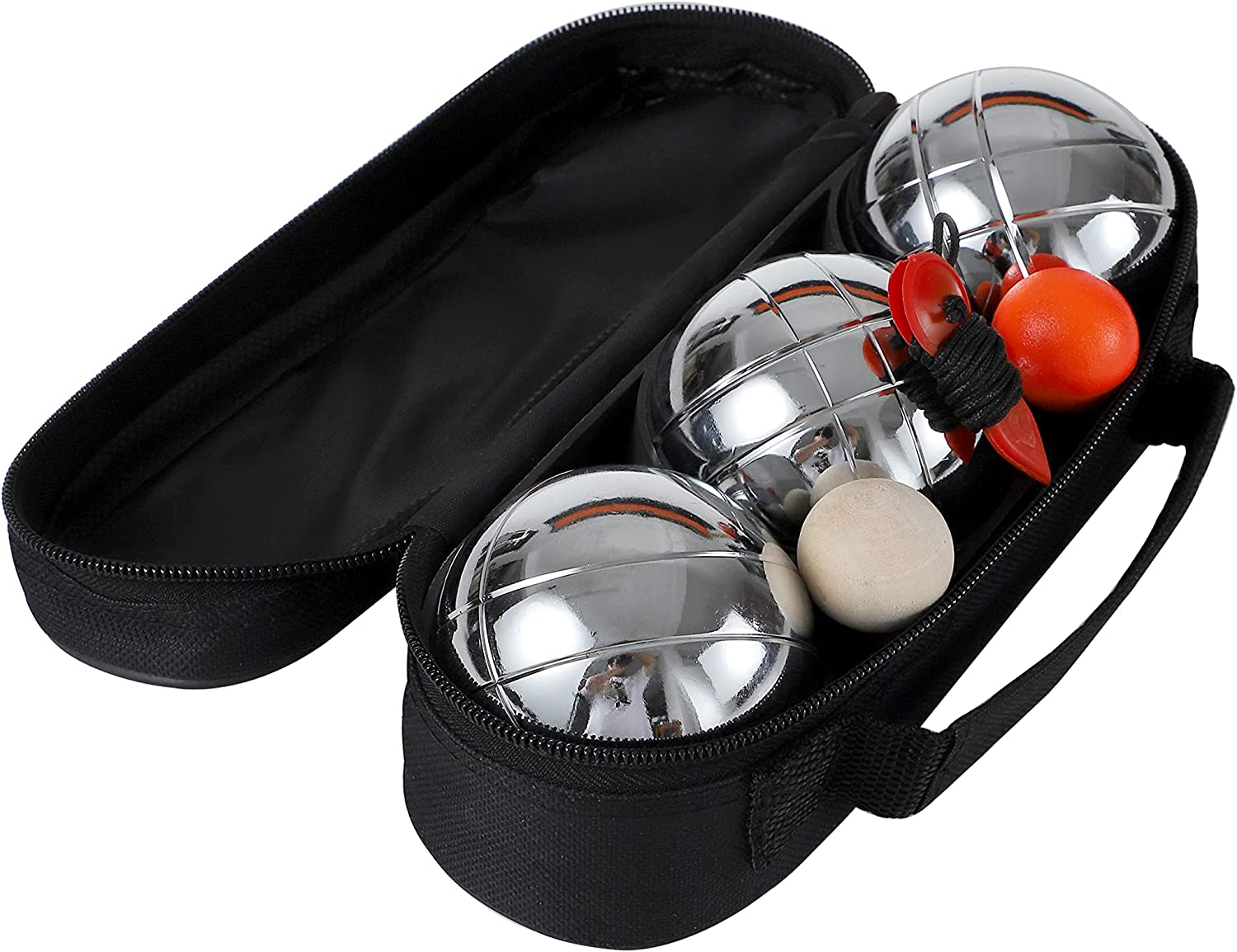 Boules Petanque Bowls Set Luxury Polished Chrome