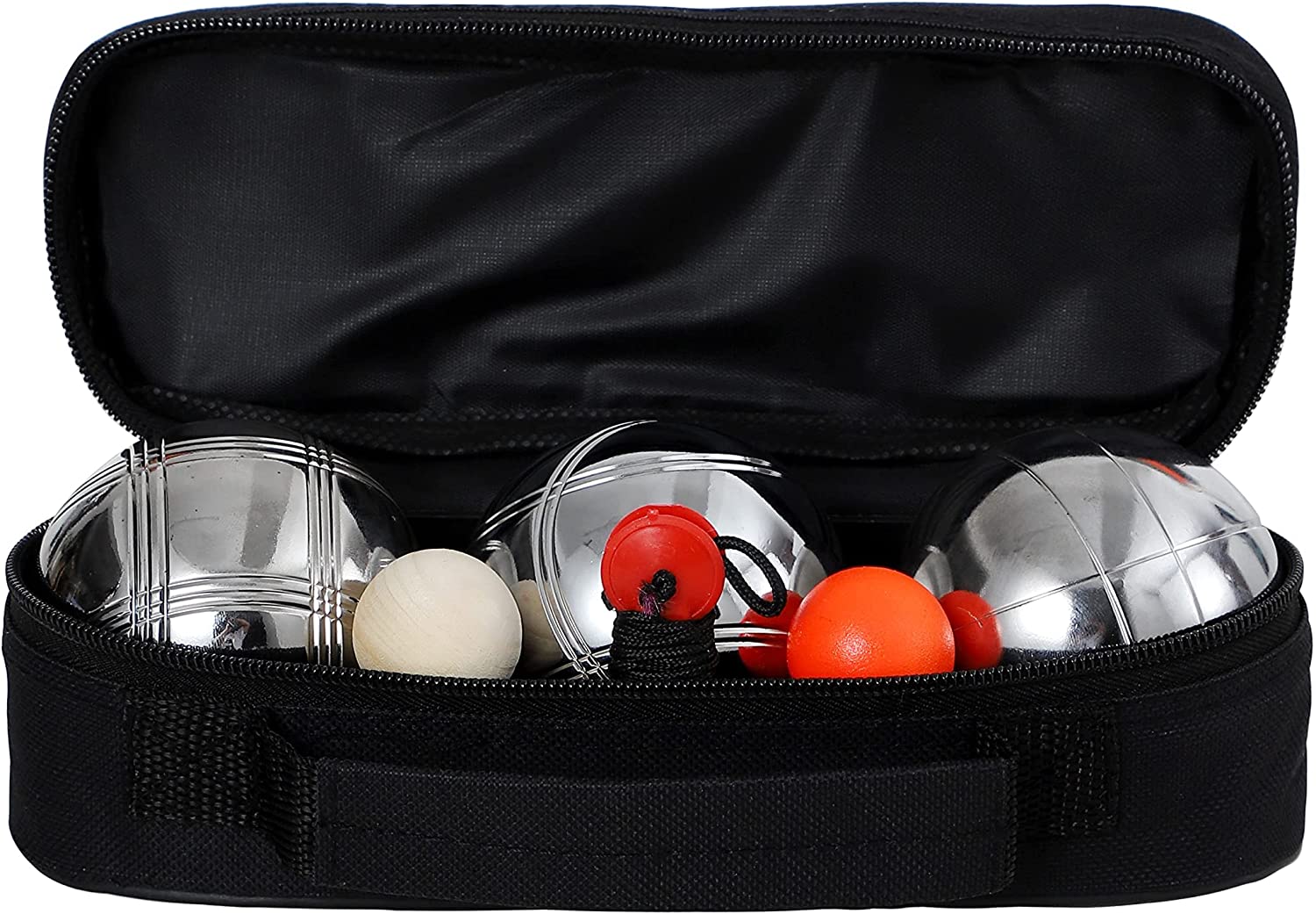 Boules Petanque Bowls Set Luxury Polished Chrome