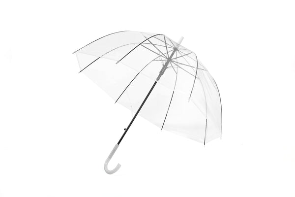 Dome Shaped Unisex Stick Umbrella Brolly Quick Release